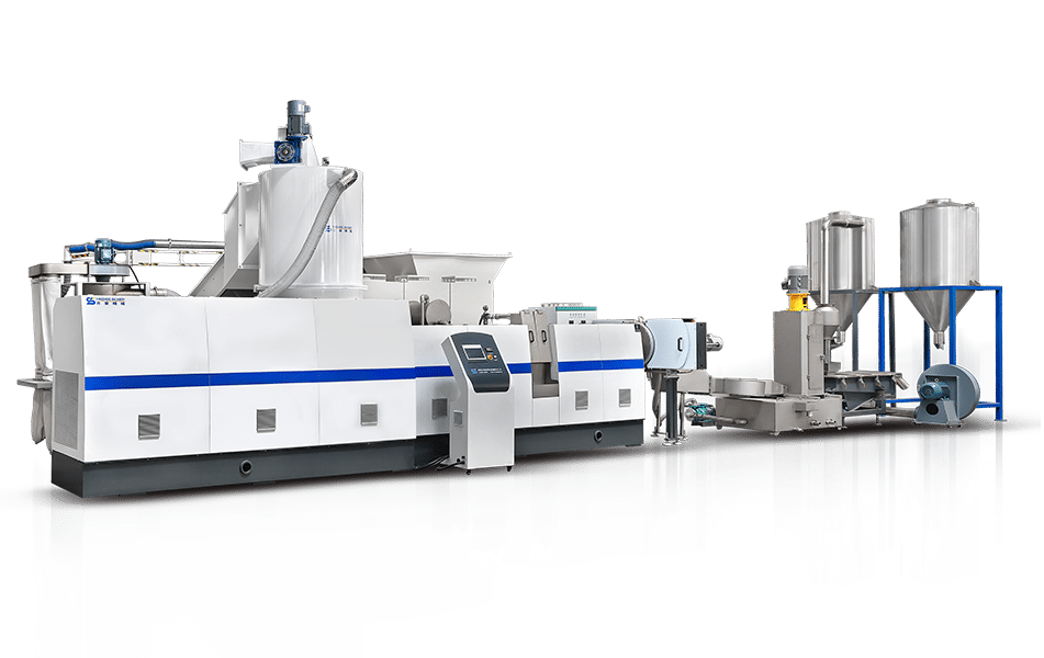 FILM / BAGS COMPACTOR PELLETIZING LINE